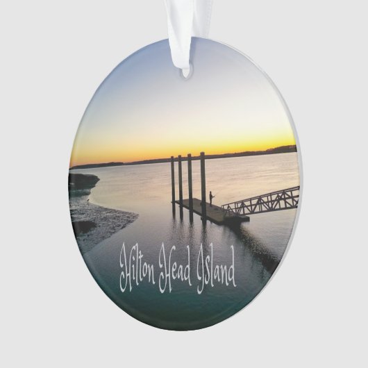 Hilton Head Insel South Carolina Ornament (Vorderseite)