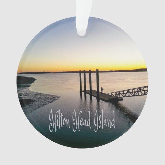 Hilton Head Insel South Carolina Ornament (Vorderseite)