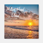 Hilton Head Island Beach Sunrise Magnet (Vorne)