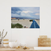 Hilton Head Island Beach Thunderstorm Boardwalk Poster (Küche)