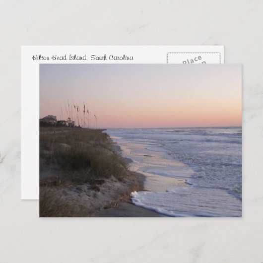 Hilton Head Island Beachpostcard Postkarte (Vorne/Hinten)