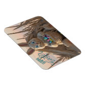 Hilton Head Island Easter Bunny Sand Sculpture Magnet (Rechte Seite)