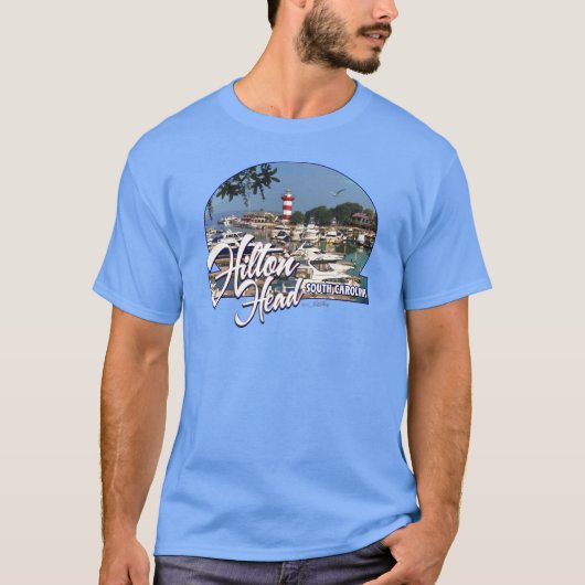 Hilton Head Island Harbour Lighthouse T-Shirt (Vorderseite)