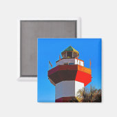 Hilton Head Island Harbour Town Lighthouse Magnet (Vorderseite/Rückseite)