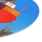 Hilton Head Island Harbour Town Lighthouse Schneidebrett (Ecke)