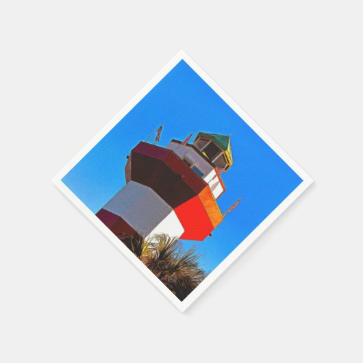 Hilton Head Island Harbour Town Lighthouse Serviette (Ecke)
