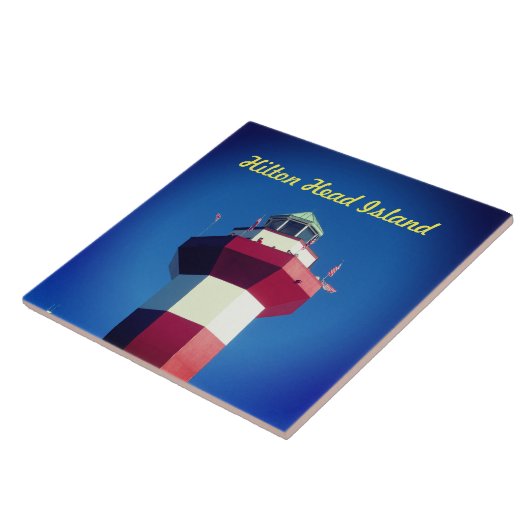 Hilton Head Island Harbour Town Lighthouse Tile Fliese (Seite)