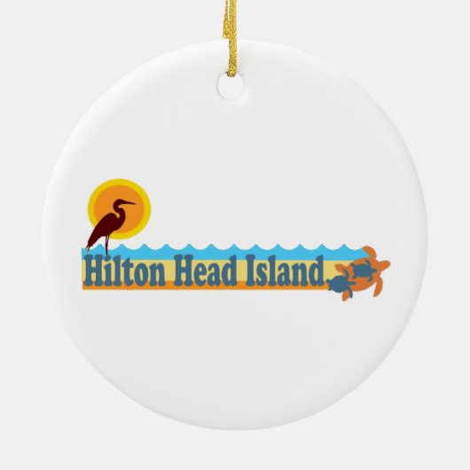Hilton Head Island. Keramik Ornament (Hinten)