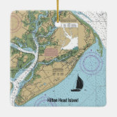 Hilton Head Island Keramikornament (Rückseite)