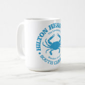 Hilton Head Island (Krebs) Kaffeetasse (Vorderseite Links)