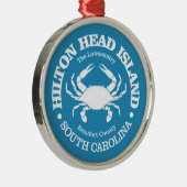 Hilton Head Island (Krebs) Ornament Aus Metall (Rechts)