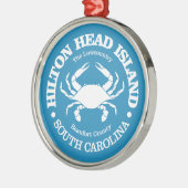 Hilton Head Island (Krebs) Ornament Aus Metall (Links)