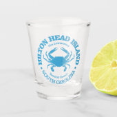 Hilton Head Island (Krebs) Schnapsglas (Vorderseite)