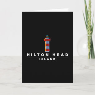 Hilton Head Island Leuchtturm Sc Urlaubs-Souvenir Karte