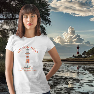Hilton Head Island Lighthouse Harbour City Family T-Shirt