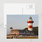 Hilton Head Island Lighthouse Postkarte (Vorne/Hinten)