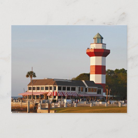 Hilton Head Island Lighthouse Postkarte (Vorderseite)