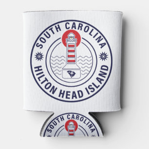 Hilton Head Island Lighthouse Retro Sunset Dosenkühler
