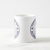 Hilton Head Island Lighthouse Retro Sunset Kaffeetasse (Mittel)