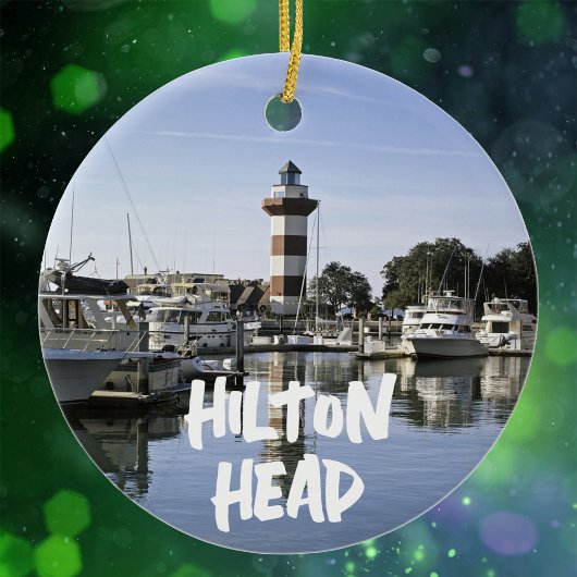 Hilton Head Island Lighthouse, South Carolina Keramik Ornament