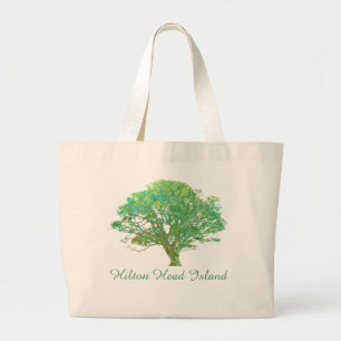 Hilton Head Island Live Oak Toag Jumbo Stoffbeutel