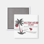 Hilton Head Island Lowcountry Magnet (Vorderseite/Rückseite)