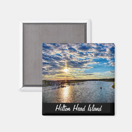 Hilton Head Island Magnet (Vorderseite/Rückseite)