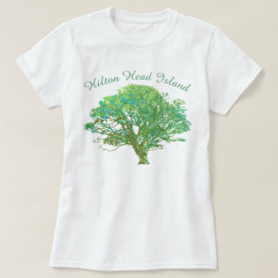 Hilton Head Island SC Live Oak Tree T-Shirt