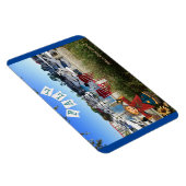 Hilton Head Island Sea Pines Marina Fall Scarecrow Magnet (Rechte Seite)