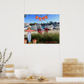 Hilton Head Island Sea Pines Marina Fall Scarecrow Poster (Küche)