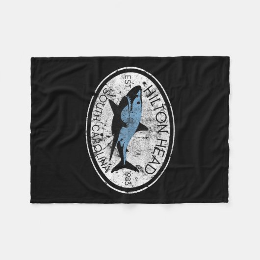 Hilton Head Island South Carolina Angeln Fleecedecke (Vorderseite (Horizontal))