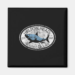 Hilton Head Island South Carolina Angeln Hai Fi Magnet