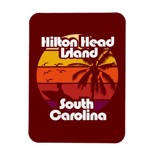 Hilton Head Island South Carolina Magnet (Vertikal)