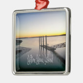 Hilton Head Island South Carolina Ornament Aus Metall (Links)