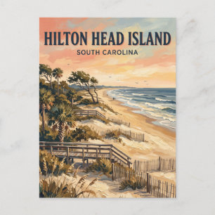 Hilton Head Island South Carolina Postkarte