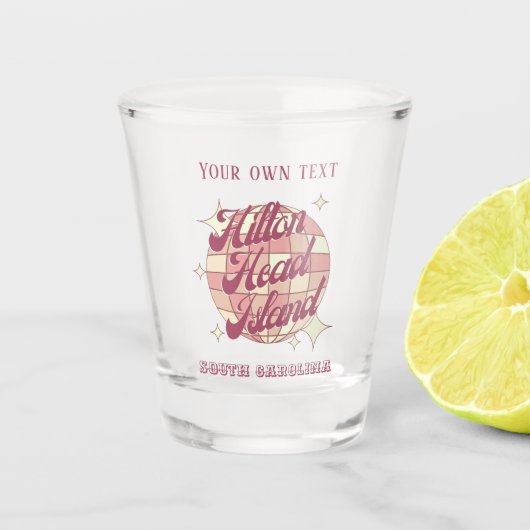 Hilton Head Island South Carolina Schnapsglas (Vorderseite)