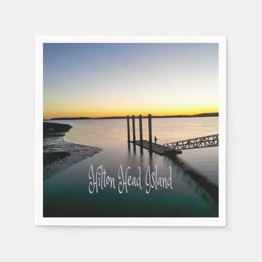 Hilton Head Island South Carolina Serviette (Vorderseite)