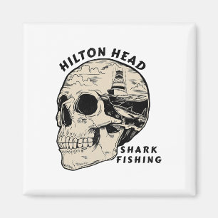 Hilton Head Island South Carolina Strand Hai Fisch Magnet