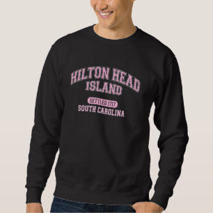 Hilton Head Island South Carolina Vintag Sports P Sweatshirt