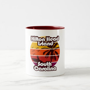 Hilton Head Island South Carolina Zweifarbige Tasse
