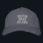 HILTON HEAD ISLAND Vintager blauer Stil gestört Bestickte Baseballkappe<br><div class="desc">HILTON HEAD ISLAND Weiß bestickt auf Vintagem, blauen, bedrückten Baumwollhut. Ein wunderbares Geschenk für alle, die Hilton Head SC Lieben! Wenn Sie Ihren persönlichen Text bevorzugen, wählen Sie einfach den Knopf "Diese Vorlage personalisieren", um Ihre Auswahl an benutzerdefiniertem Text einzugeben. Die Stickerei kann auch an andere Farbeinstellungen angepasst werden, indem...</div>