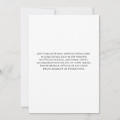 Hilton Head Island Wedding Save the Date (Rückseite)