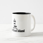 Hilton Head Island. Zweifarbige Tasse (VorderseiteRechts)
