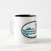 Hilton Head Island. Zweifarbige Tasse (Vorderseite Links)