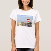 Hilton- Head Islandleuchtturm auf T - Shirt (Vorderseite)