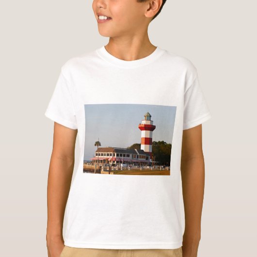 Hilton- Head Islandleuchtturm T-Shirt (Vorderseite)