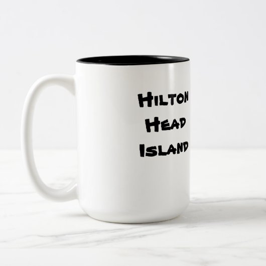 Hilton- Head IslandTasse Zweifarbige Tasse (Links)