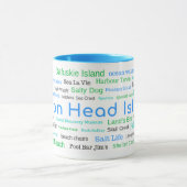 Hilton- Head Islandwort-Wolken-Tasse Tasse (Zentrum)