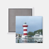 Hilton Head Lighthouse Magnet (Vorderseite/Rückseite)