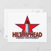 Hilton Head Lighthouse Postkarte (Vorne/Hinten)